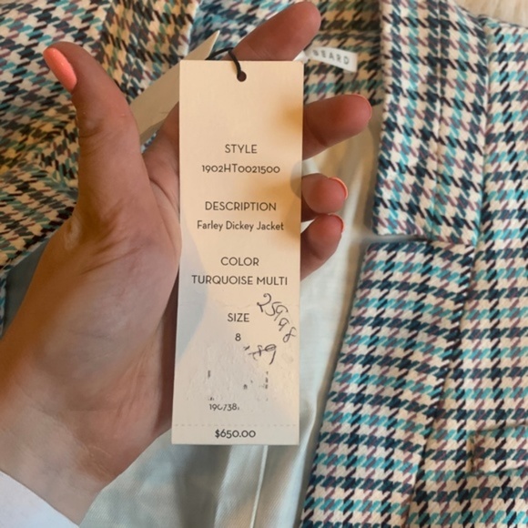 VERONICA BEARD Farley Dickey Jacket Blazer Plaid - Picture 4 of 8